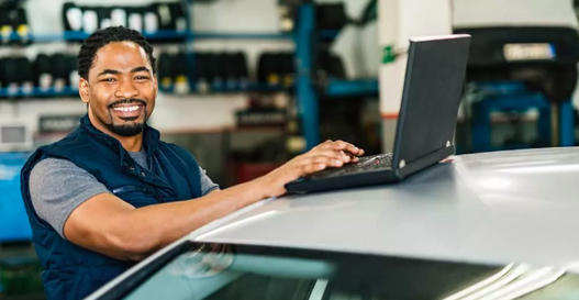 Person using tablet
